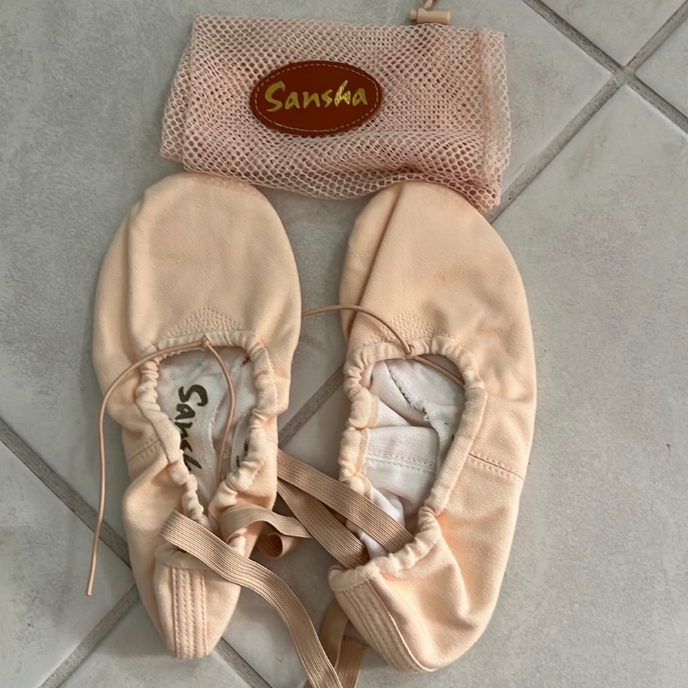 Sansha Pro 1C Pink Ballet Slippers